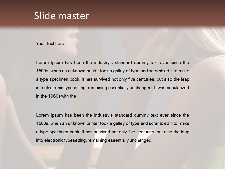 Classroom Color Image Beautiful PowerPoint Template