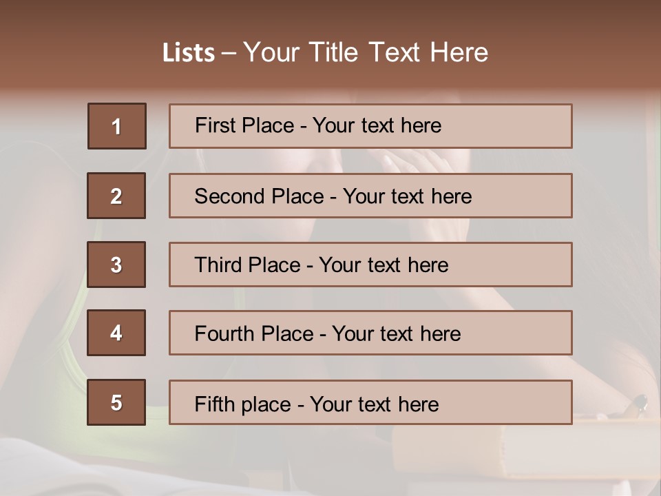 Chatting School Books Two People PowerPoint Template