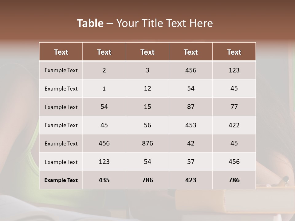 Chatting School Books Two People PowerPoint Template