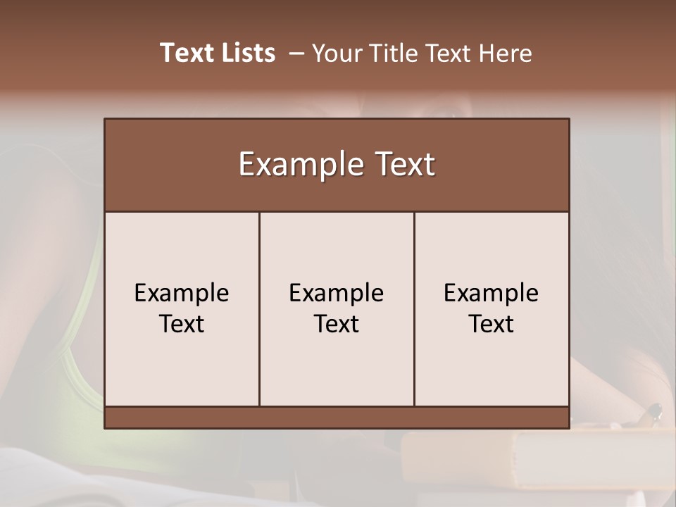 Chatting School Books Two People PowerPoint Template