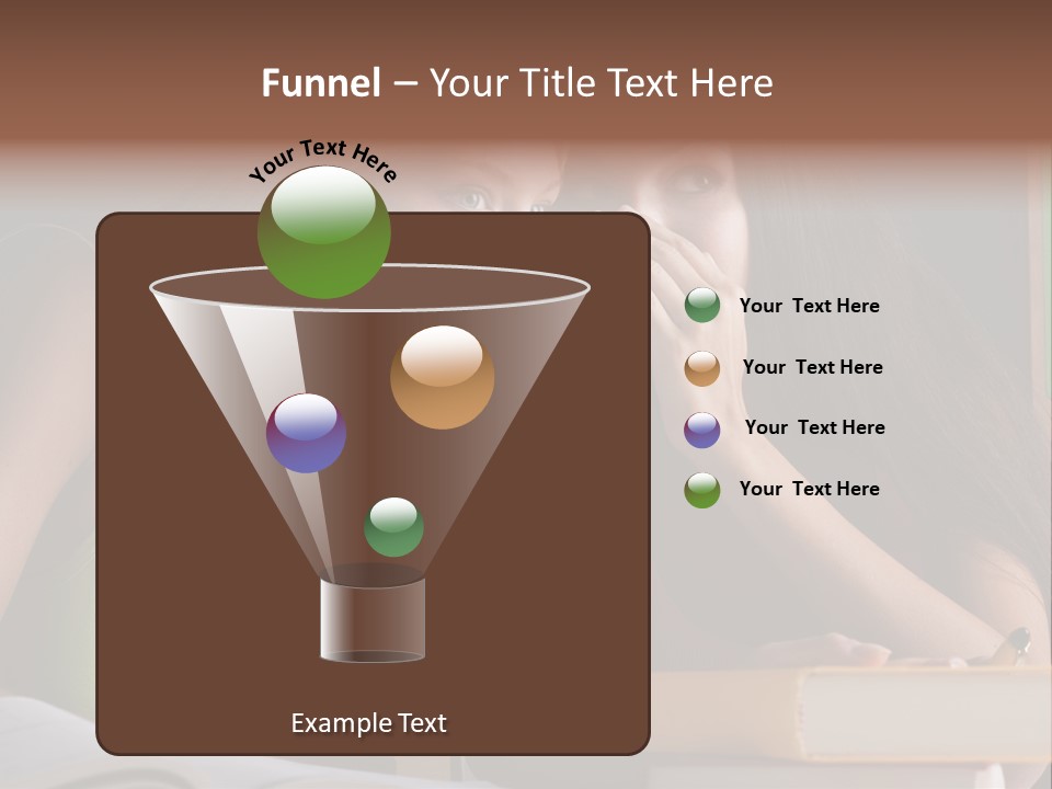 Chatting School Books Two People PowerPoint Template