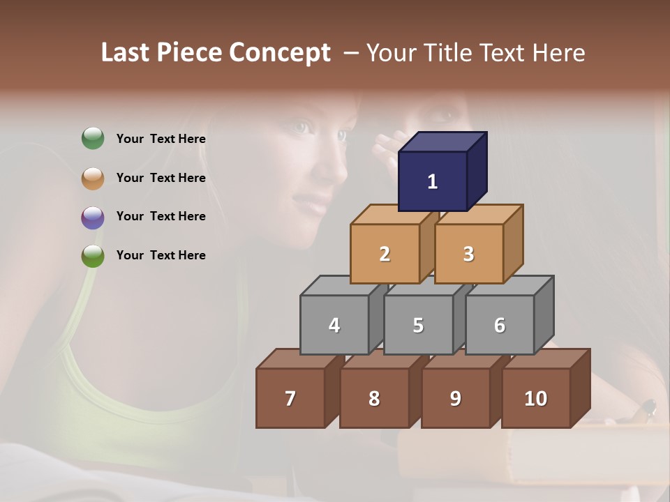 Chatting School Books Two People PowerPoint Template