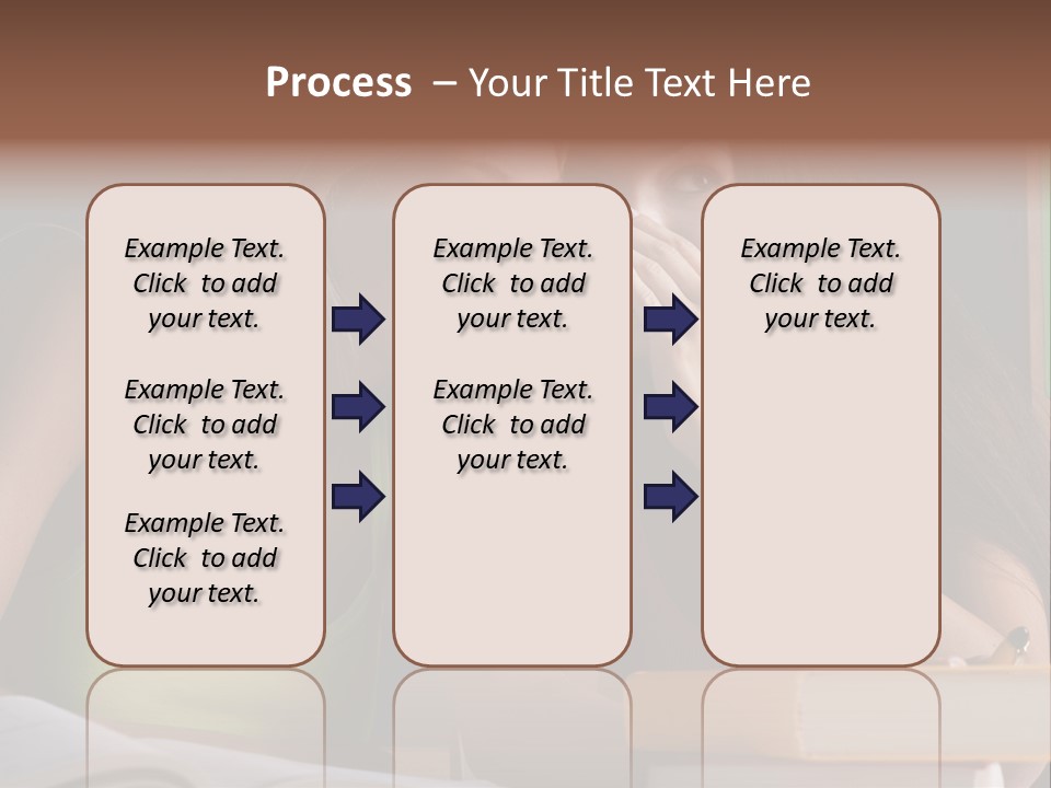 Chatting School Books Two People PowerPoint Template