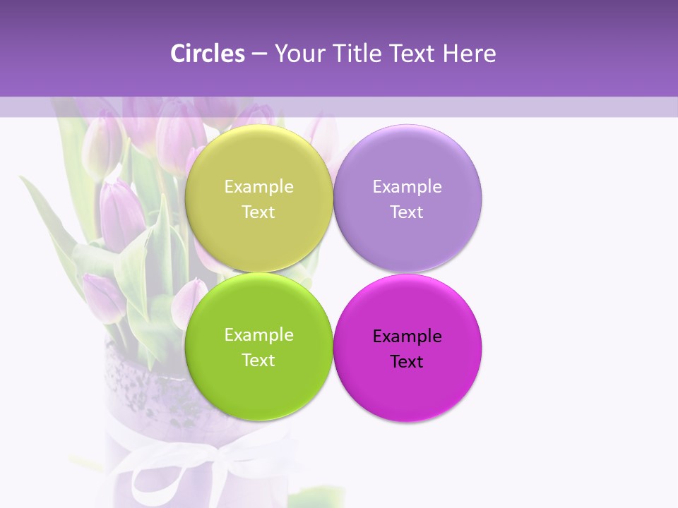 Bouquet Holiday Date PowerPoint Template