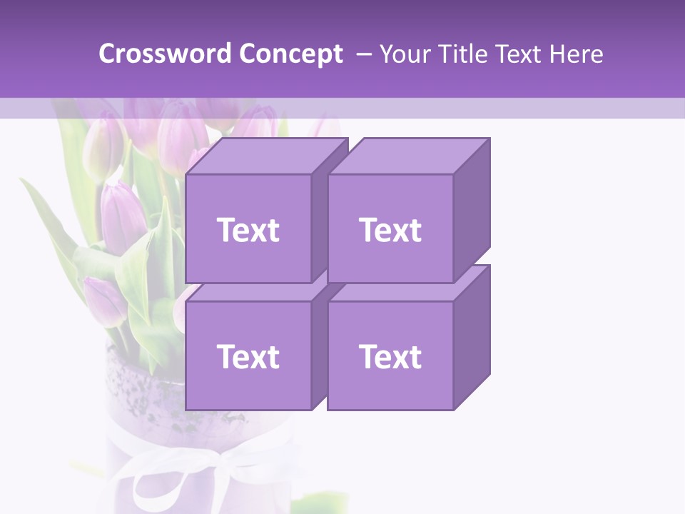 Bouquet Holiday Date PowerPoint Template