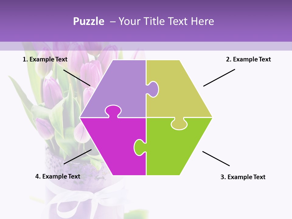 Bouquet Holiday Date PowerPoint Template