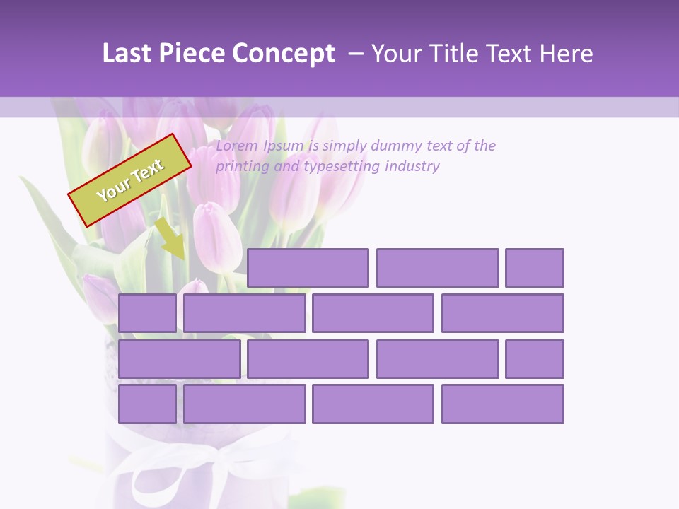 Bouquet Holiday Date PowerPoint Template