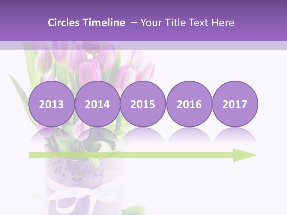 Bouquet Holiday Date PowerPoint Template