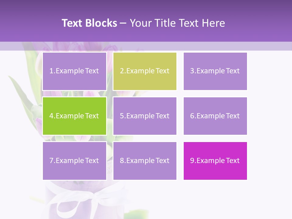 Bouquet Holiday Date PowerPoint Template