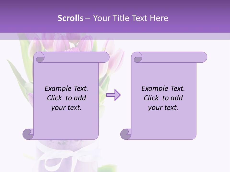 Bouquet Holiday Date PowerPoint Template