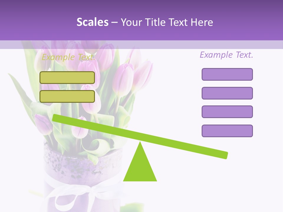 Bouquet Holiday Date PowerPoint Template