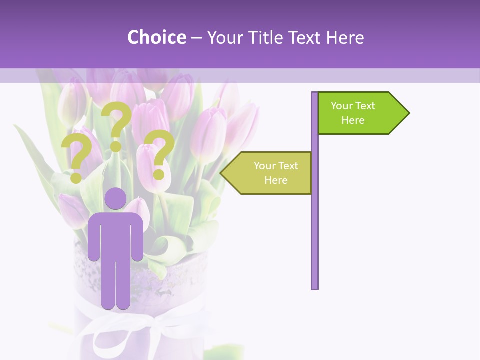 Bouquet Holiday Date PowerPoint Template