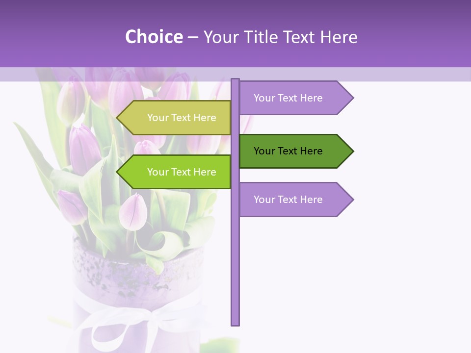 Bouquet Holiday Date PowerPoint Template