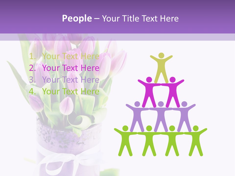 Bouquet Holiday Date PowerPoint Template