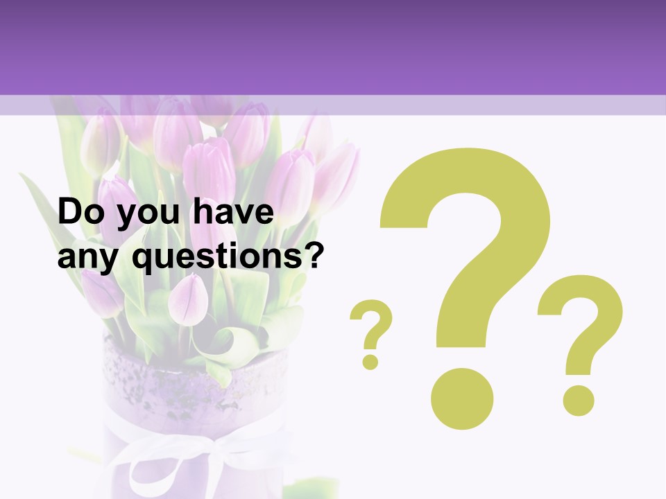 Bouquet Holiday Date PowerPoint Template