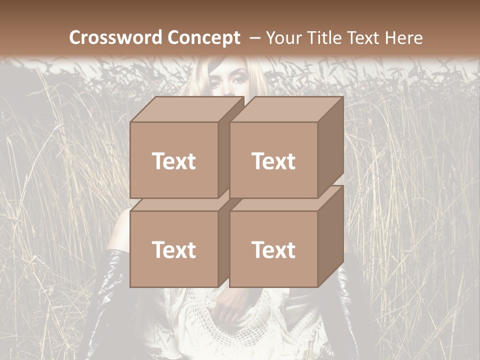 Golden Beauty  PowerPoint Template