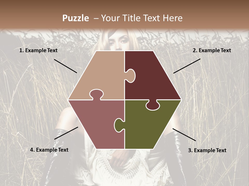 Golden Beauty  PowerPoint Template