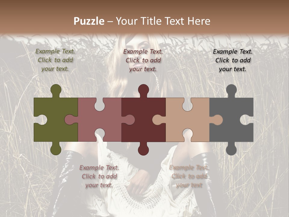 Golden Beauty  PowerPoint Template