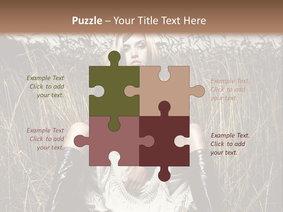 Golden Beauty  PowerPoint Template