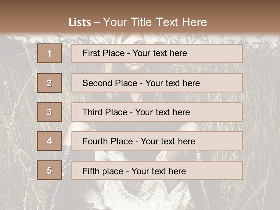 Golden Beauty  PowerPoint Template