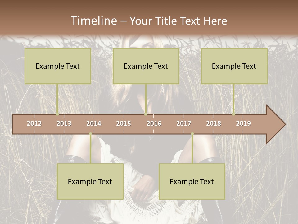 Golden Beauty  PowerPoint Template