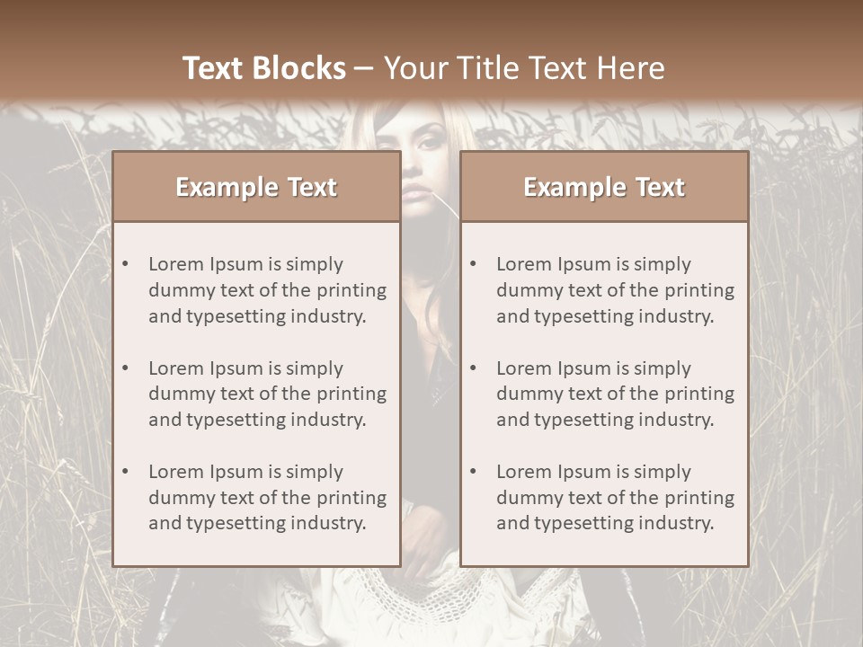Golden Beauty  PowerPoint Template