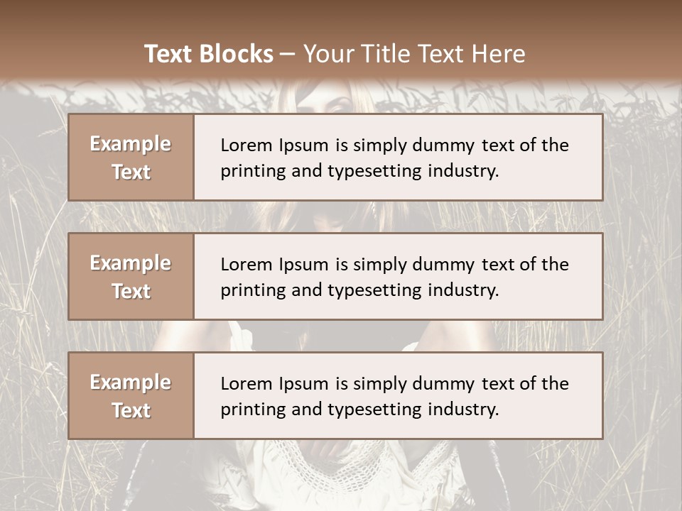 Golden Beauty  PowerPoint Template