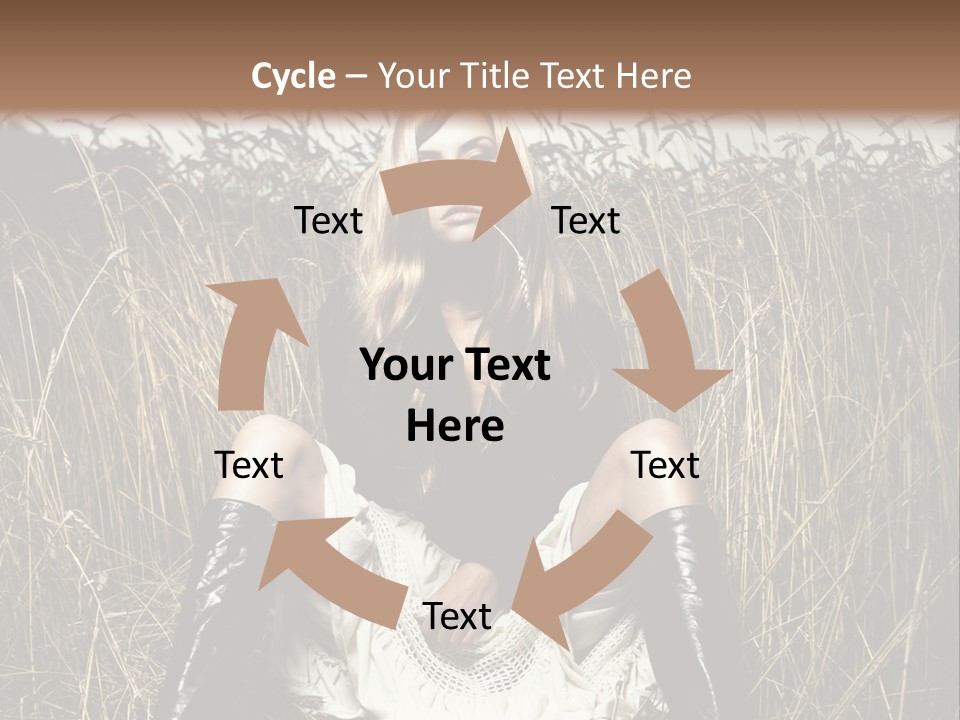 Golden Beauty  PowerPoint Template