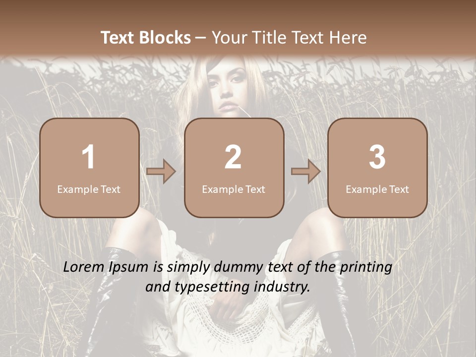Golden Beauty  PowerPoint Template