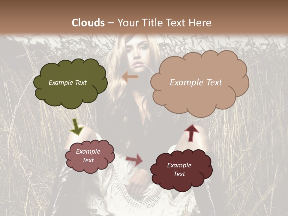 Golden Beauty  PowerPoint Template