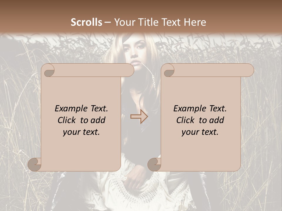Golden Beauty  PowerPoint Template