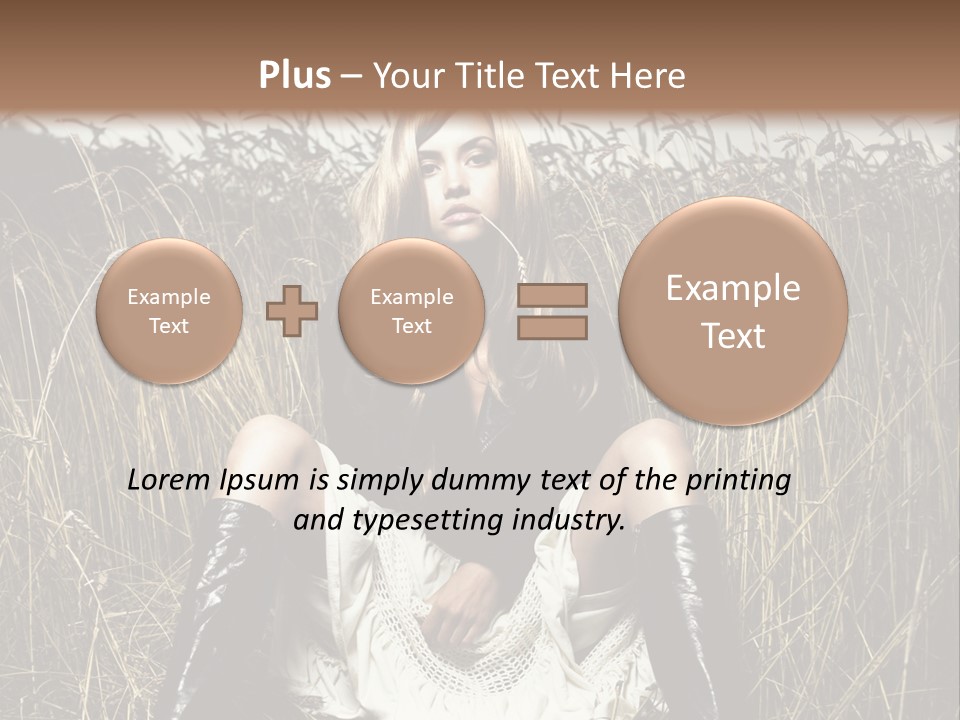 Golden Beauty  PowerPoint Template