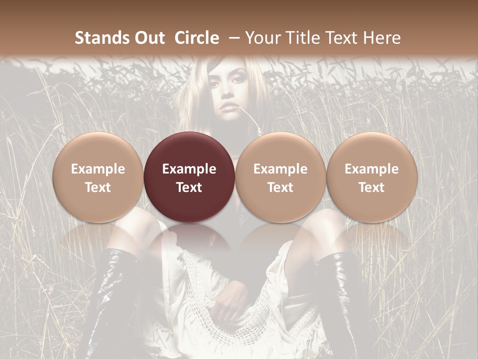 Golden Beauty  PowerPoint Template
