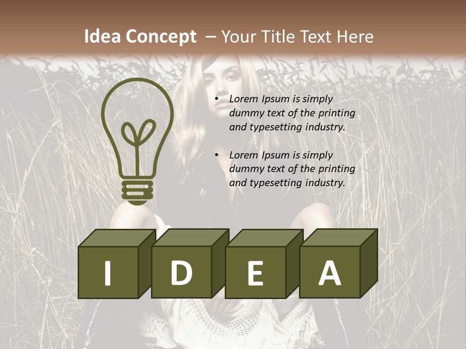 Golden Beauty  PowerPoint Template