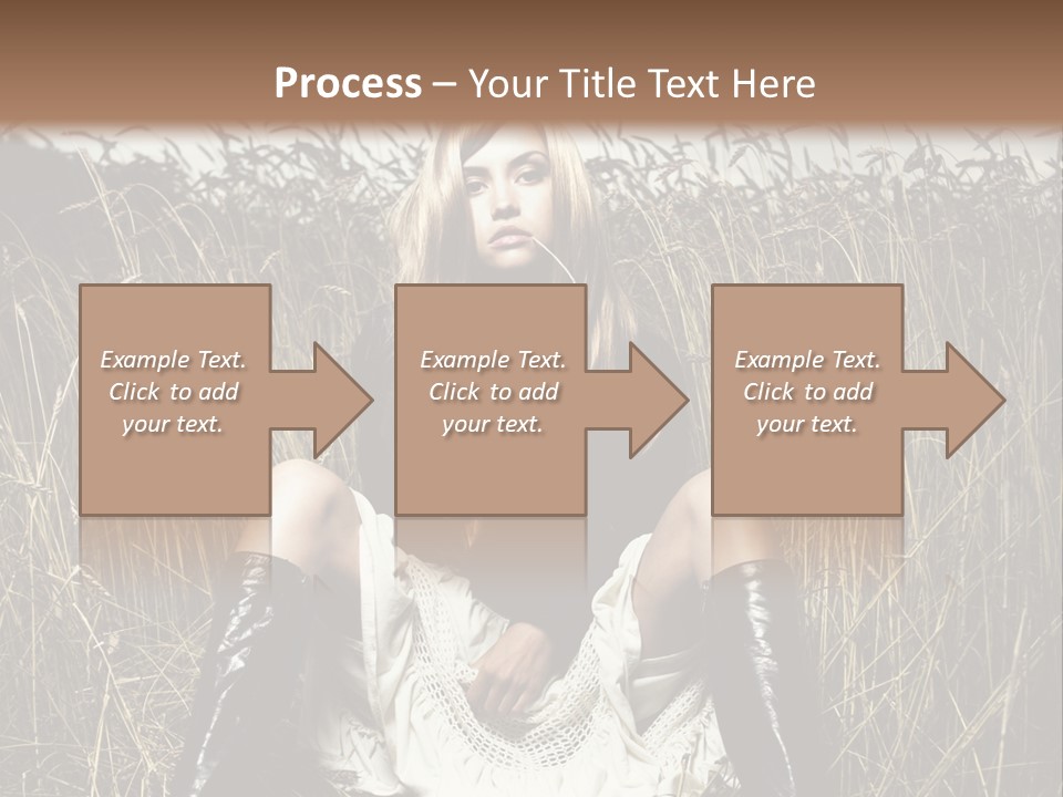Golden Beauty  PowerPoint Template