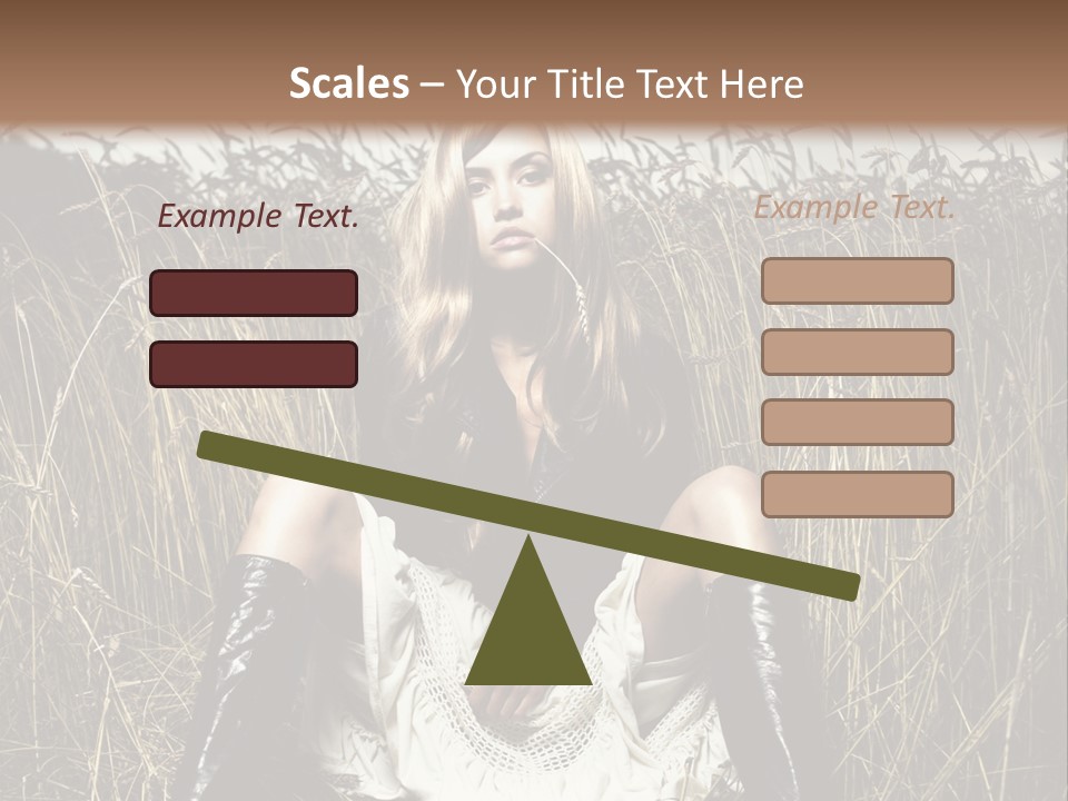 Golden Beauty  PowerPoint Template