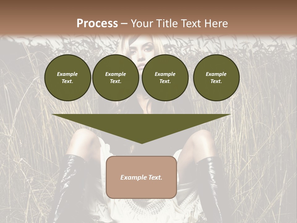 Golden Beauty  PowerPoint Template