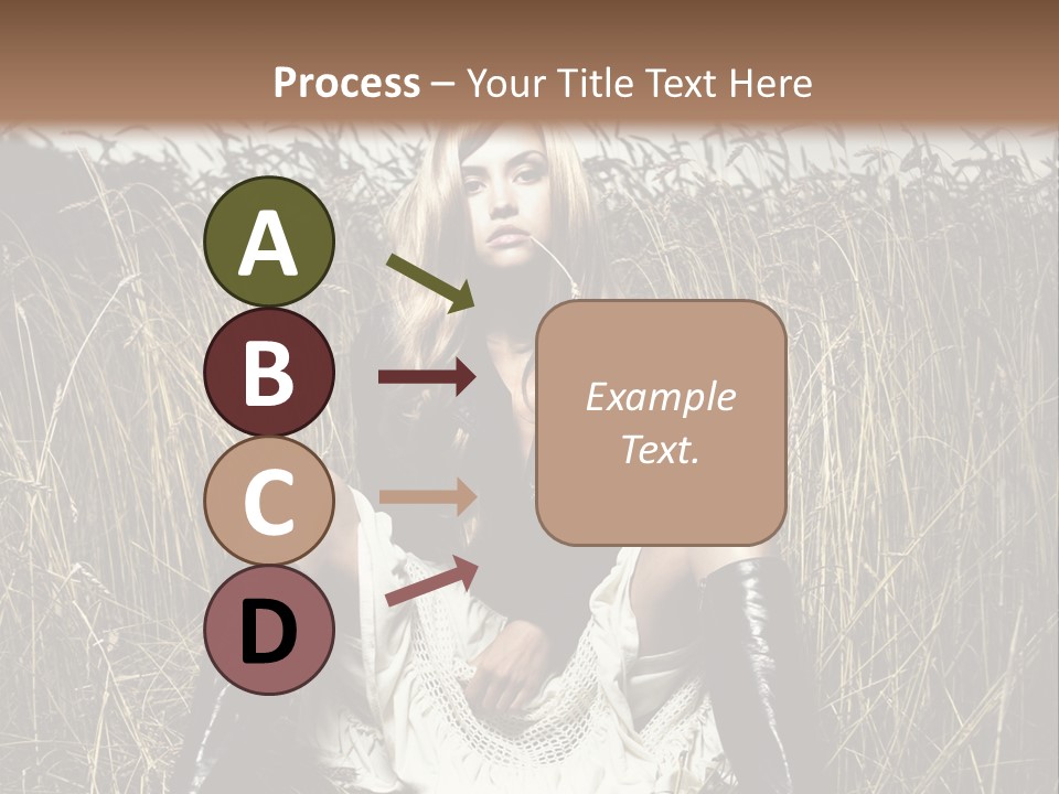 Golden Beauty  PowerPoint Template