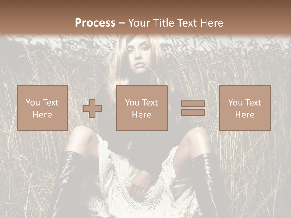 Golden Beauty  PowerPoint Template