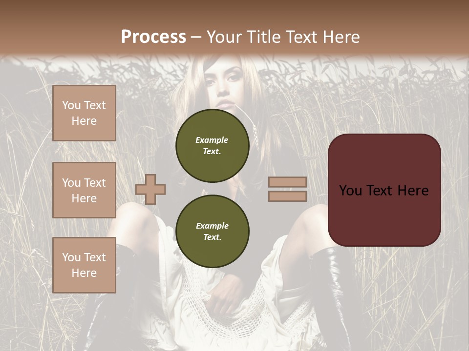 Golden Beauty  PowerPoint Template