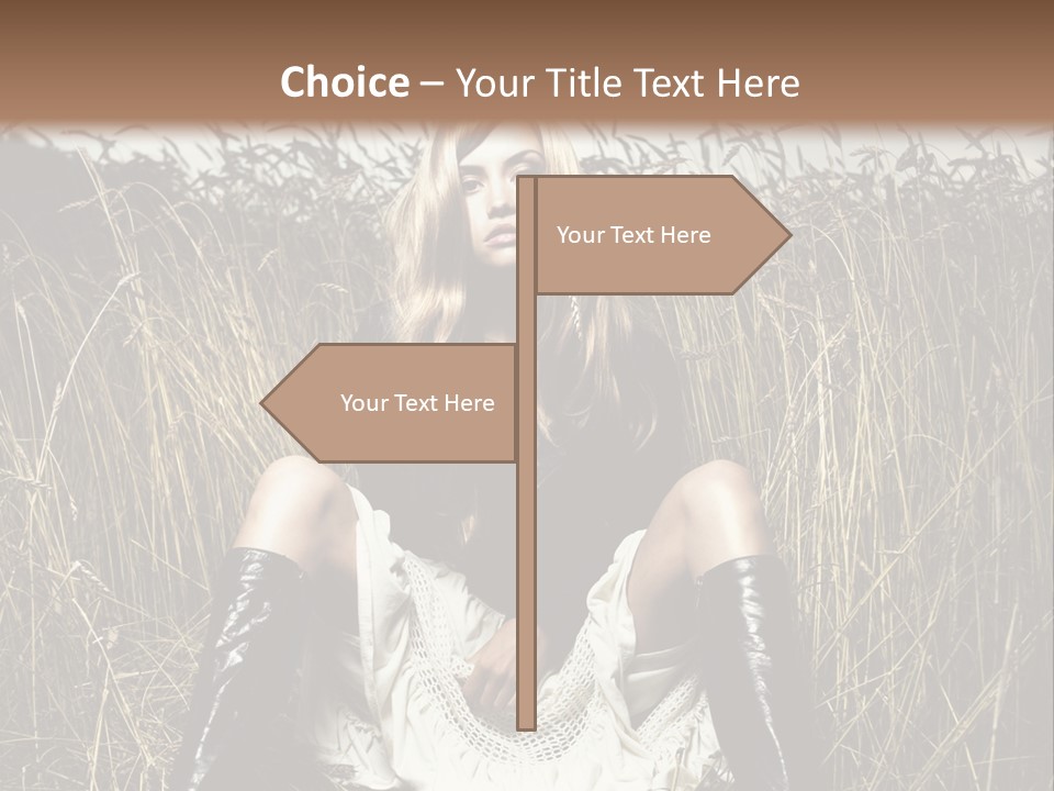 Golden Beauty  PowerPoint Template