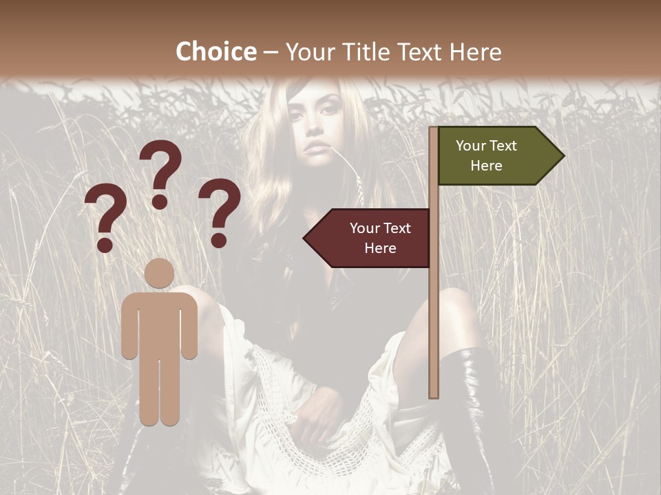 Golden Beauty  PowerPoint Template