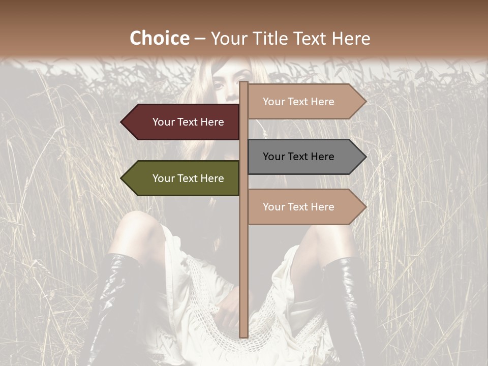 Golden Beauty  PowerPoint Template