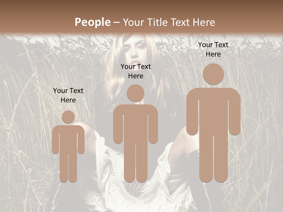 Golden Beauty  PowerPoint Template