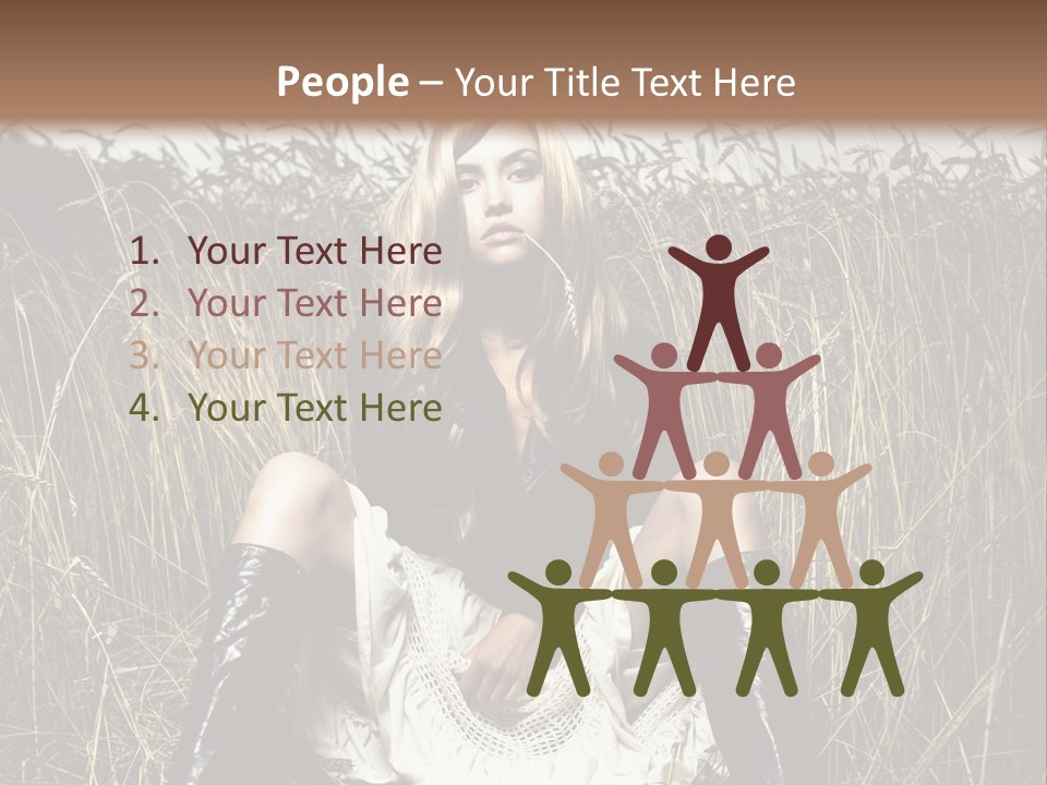 Golden Beauty  PowerPoint Template