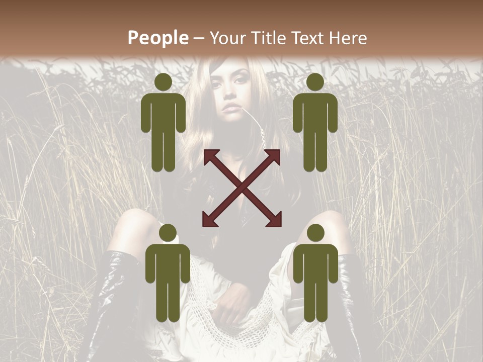 Golden Beauty  PowerPoint Template