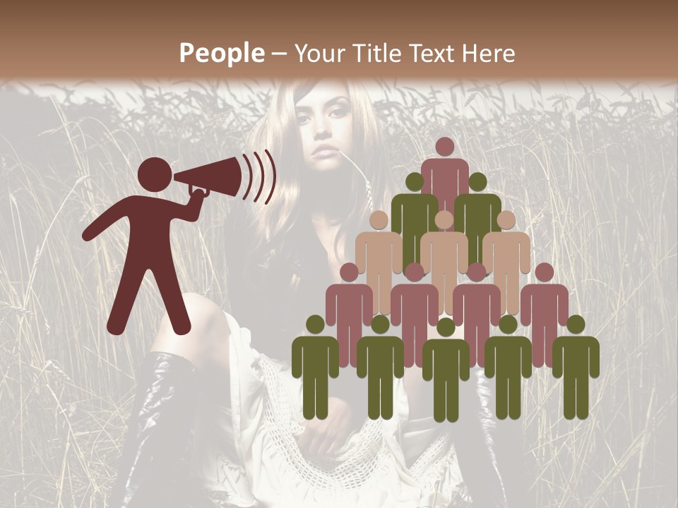 Golden Beauty  PowerPoint Template