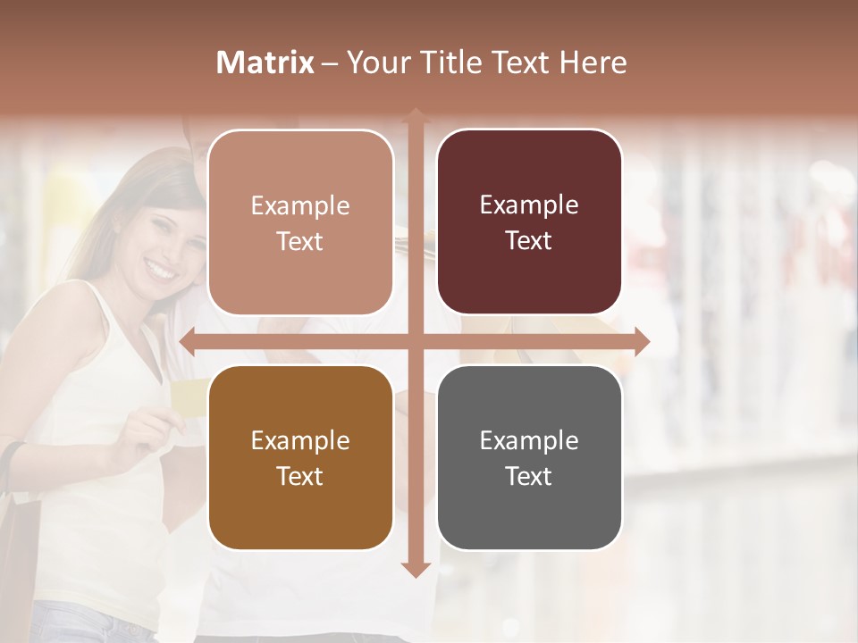 Shopaholic Shop Young PowerPoint Template