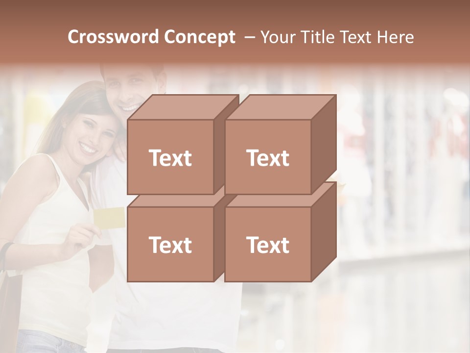 Shopaholic Shop Young PowerPoint Template
