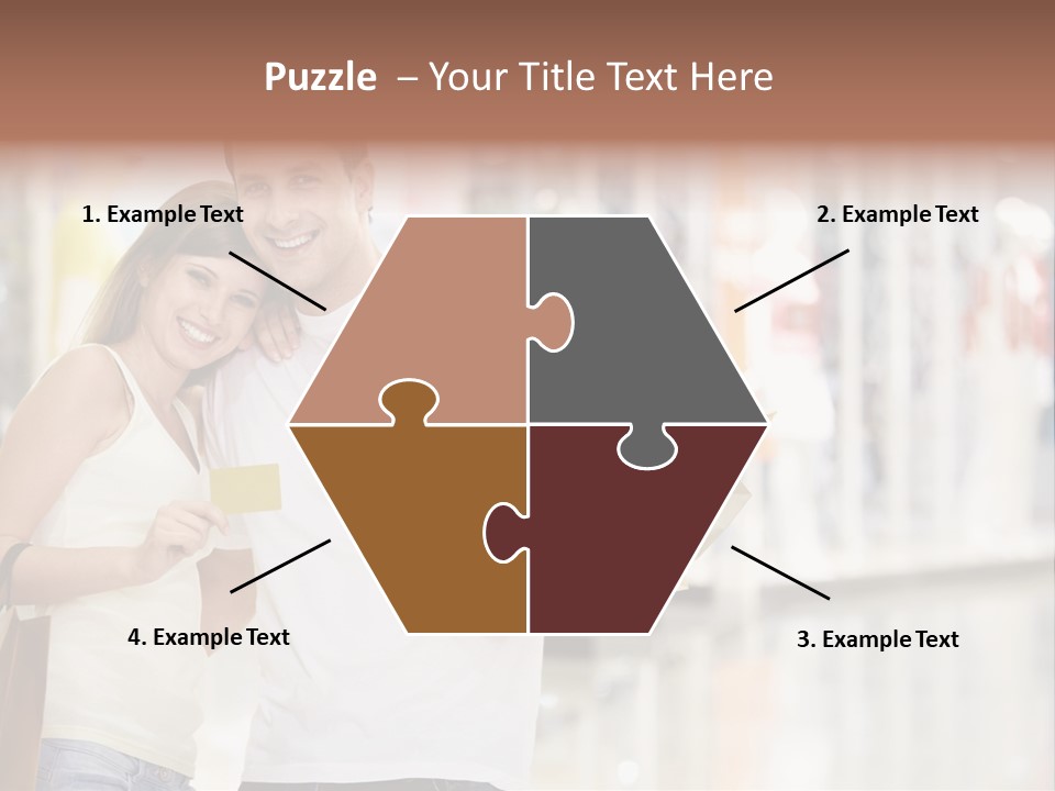 Shopaholic Shop Young PowerPoint Template